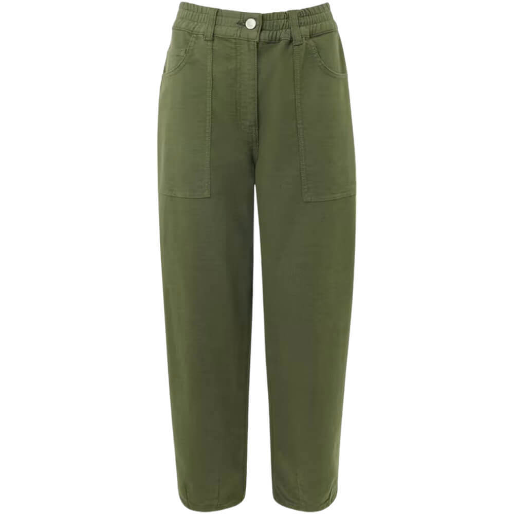 Whistles Khaki Tessa Casual Trouser